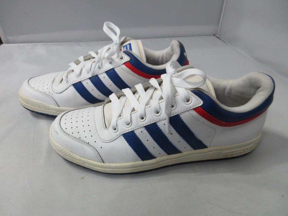 Adidas Top Ten Lo Sz 7 OG DS Red White Blue 581051 Rare RUN DMC Originals